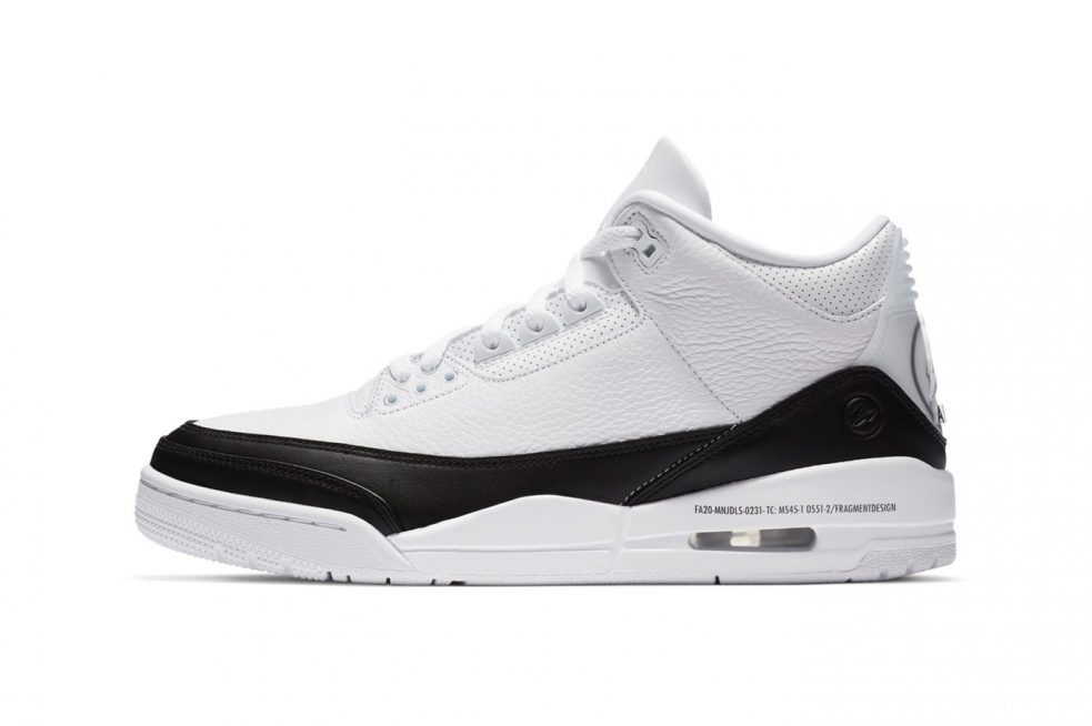 Nike Drops Off Official Images of the Fragment Design x Air Jordan 3