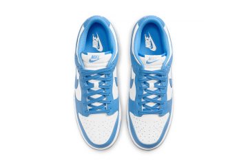 GS NIKE DUNK Low Clear Blue Swoosh Aura/Worn Blue/White/Clear Size 7Y / 8.5 W $170.00 - PicClick