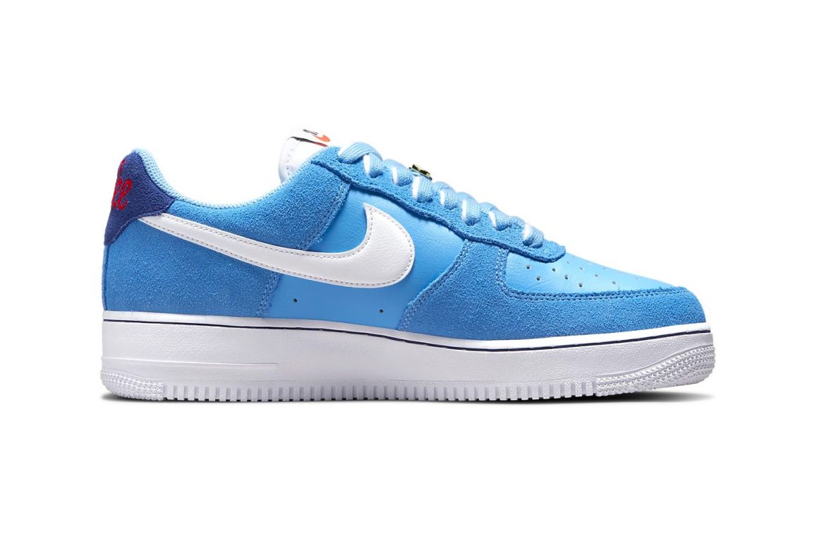 Nike Air Force 1'07 LV8 Blue Legend Athletic Shoes 718152-400 - Sepsport