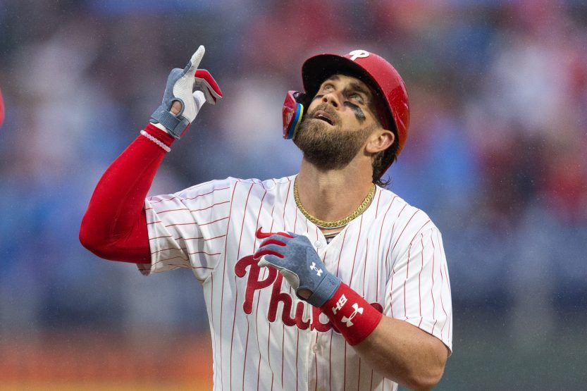 Bryce Harper Homers Twice, Trea Turner Drives in Five as Phillies Rout Mariners