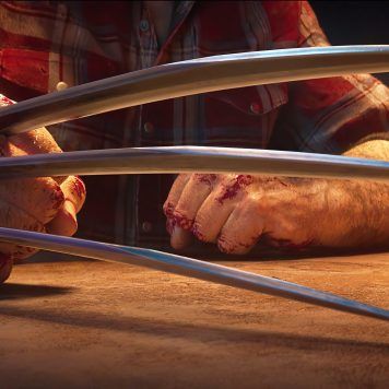 Logan unleashing his signature claws during a ferocious action sequence.