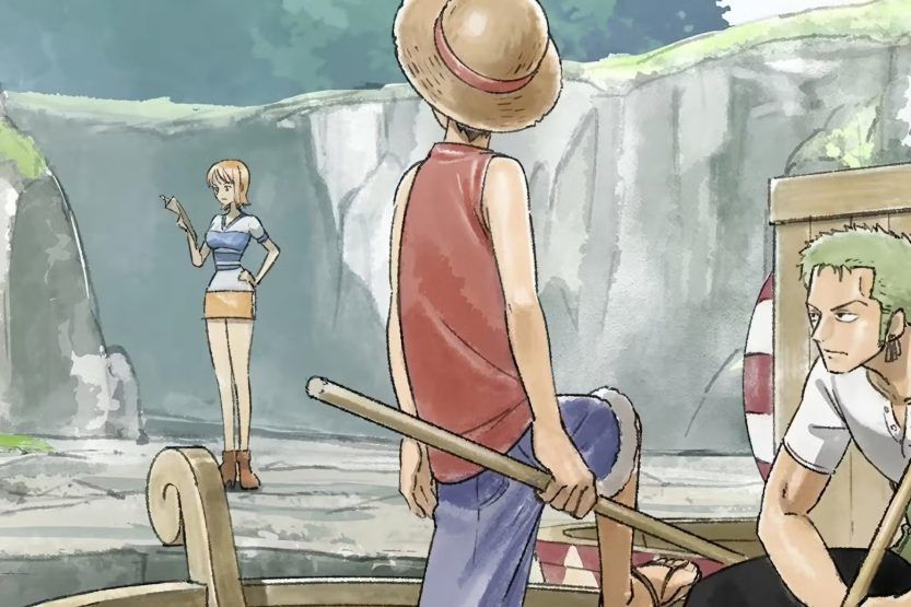 A fluid and modern visual interpretation of a pirate adventure from the East Blue Saga.