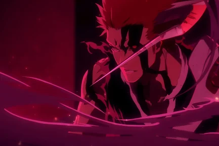 Ichigo Kurosaki in his Hollowfied form from Bleach Thousand-Year Blood War The Calamity ahead of the US theatrical premiere June 25 2026.