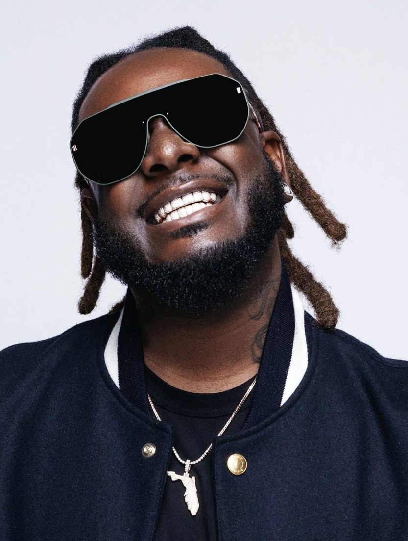 T-Pain, two decades after his debut album Rappa Ternt Sanga introduced Auto-Tune as an instrument to popular music.